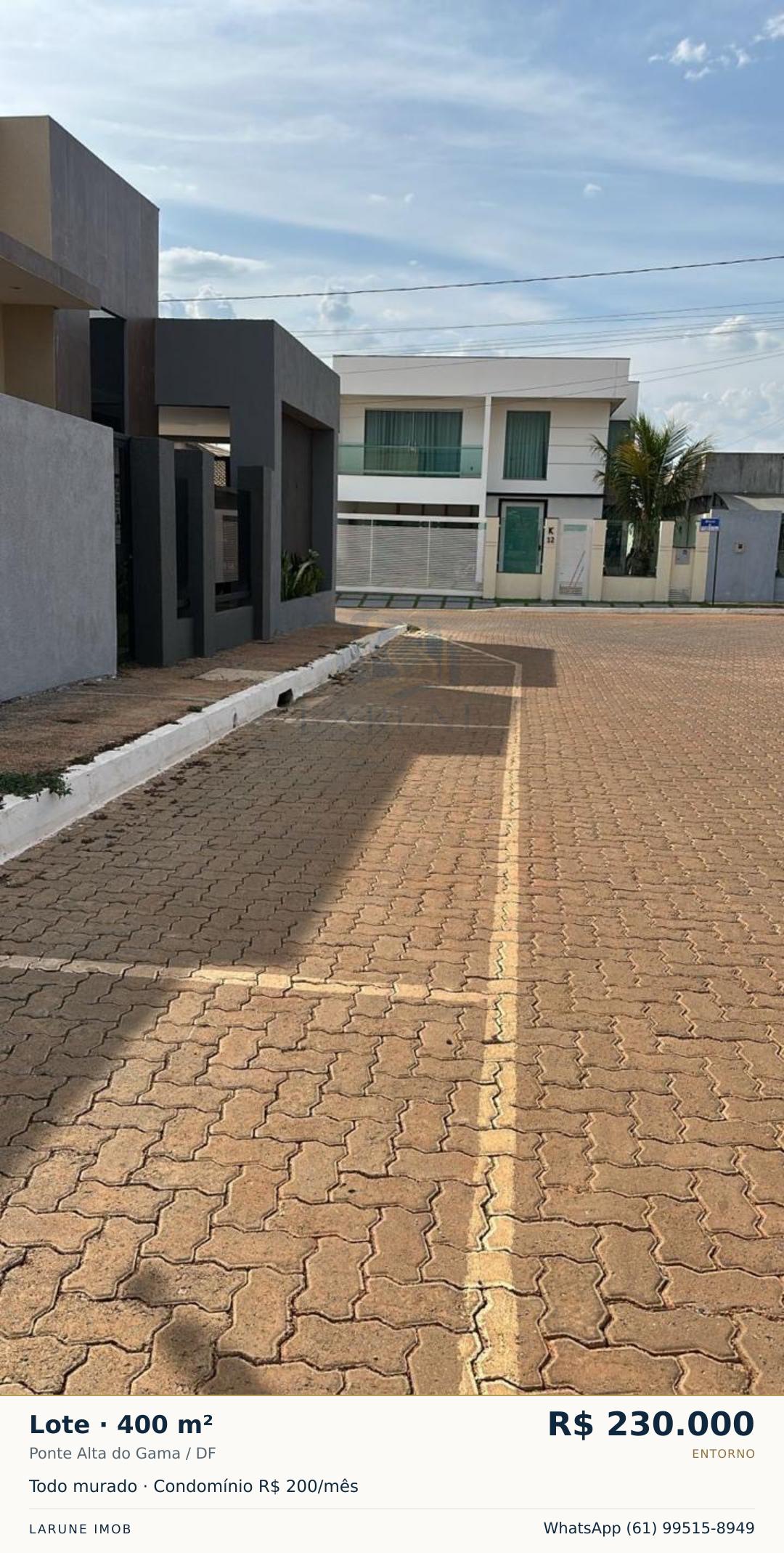 terreno à venda, Ponte Alta Norte (Gama), Brasília — foto 1 de 9